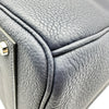 エルメス HERMES オータクロア40 U刻印 ブルーニュイ　シルバー金具 トゴ ユニセックス ハンドバッグ