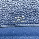 エルメス HERMES サックアデペッシュ21 U刻印 ブルーサフィール シルバー金具 トゴ レディース ショルダーバッグ