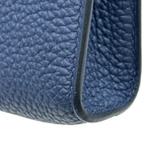 エルメス HERMES サックアデペッシュ21 U刻印 ブルーサフィール シルバー金具 トゴ レディース ショルダーバッグ