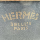 エルメス HERMES サックドパンサージュ B刻印 ネイビー シルバー金具 トワル ユニセックス トートバッグ