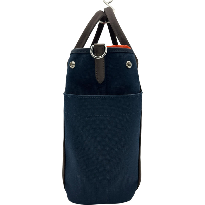 エルメス HERMES サックドパンサージュ B刻印 ネイビー シルバー金具