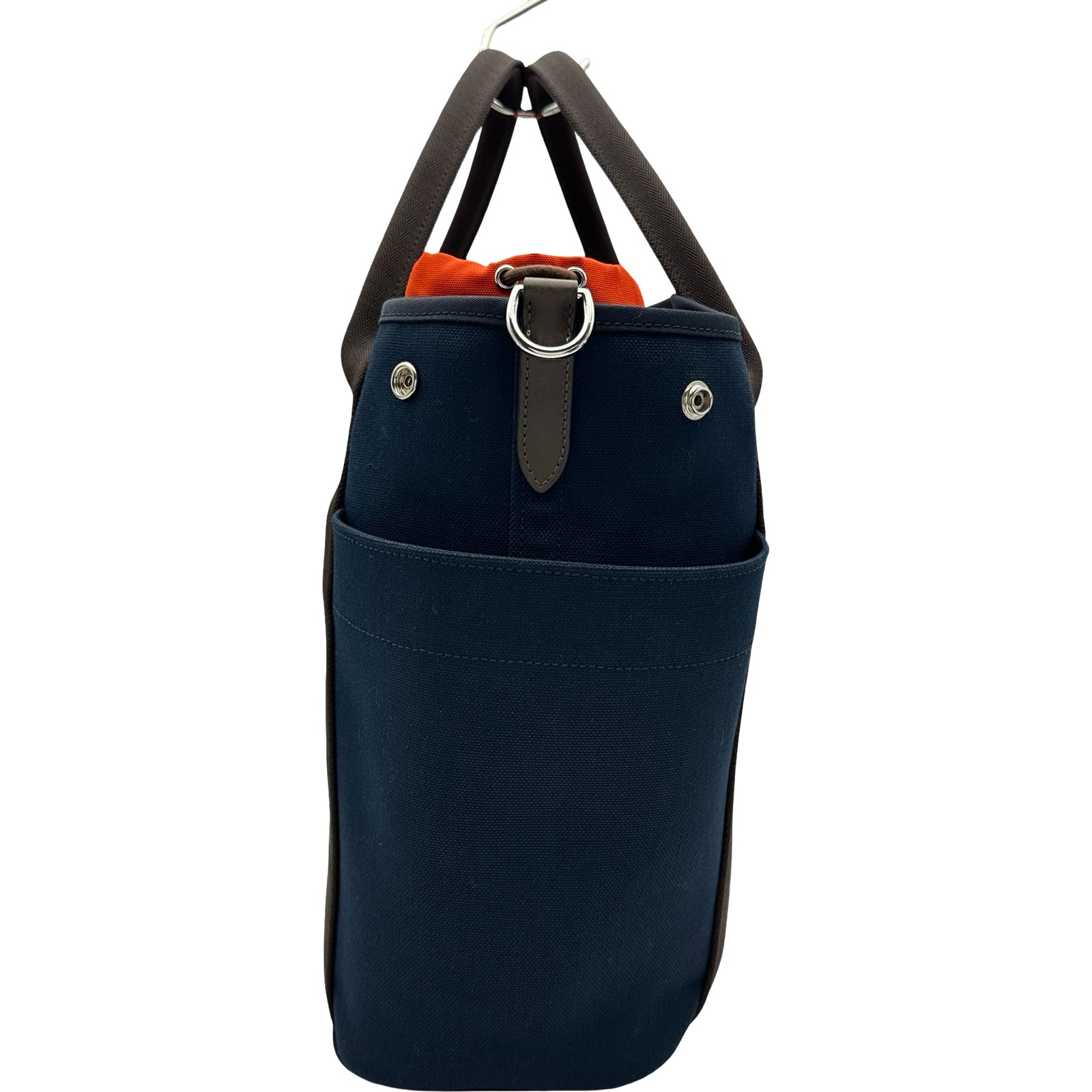エルメス HERMES サックドパンサージュ B刻印 ネイビー シルバー金具