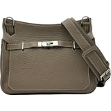 エルメス HERMES ジプシエール28 N刻印 エトゥープ　シルバー金具 トリヨン レディース ショルダーバッグ