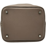 エルメス HERMES ピコタンロックMM □P刻印 エトゥープ シルバー金具 トリヨン レディース ハンドバッグ