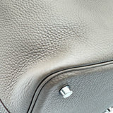 エルメス HERMES ピコタンロックMM □P刻印 エトゥープ シルバー金具 トリヨン レディース ハンドバッグ