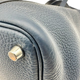 エルメス HERMES ピコタンロック PM B刻印 ブルードプリュス シルバー金具 トリヨン レディース ハンドバッグ