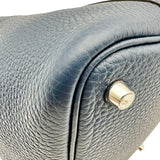 エルメス HERMES ピコタンロック PM B刻印 ブルードプリュス シルバー金具 トリヨン レディース ハンドバッグ