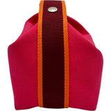 エルメス HERMES ブリッドアブラックPM ピンク シルバー金具 トワル レディース ハンドバッグ