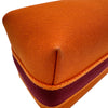 エルメス HERMES ブリッドアブラックPM オレンジ シルバー金具 トワル レディース ハンドバッグ