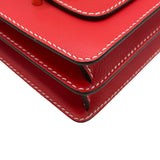 エルメス HERMES ロウリス23 D刻印 ルージュカザック/ゴールド金具 エバーカラー レディース ショルダーバッグ