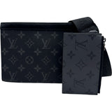 ルイ・ヴィトン LOUIS VUITTON ガストン・ウェアラブル M81124 ブラック モノグラム・エクリプス メンズ ショルダーバッグ
