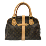 ルイ・ヴィトン LOUIS VUITTON マンハッタン GM M40025 ブラウン モノグラムキャンバス レディース トートバッグ