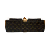 ルイ・ヴィトン LOUIS VUITTON マンハッタン GM M40025 ブラウン モノグラムキャンバス レディース トートバッグ