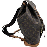 ルイ・ヴィトン LOUIS VUITTON モンスリGM M51135 ブラウン モノグラムキャンバス メンズ リュック・デイパック