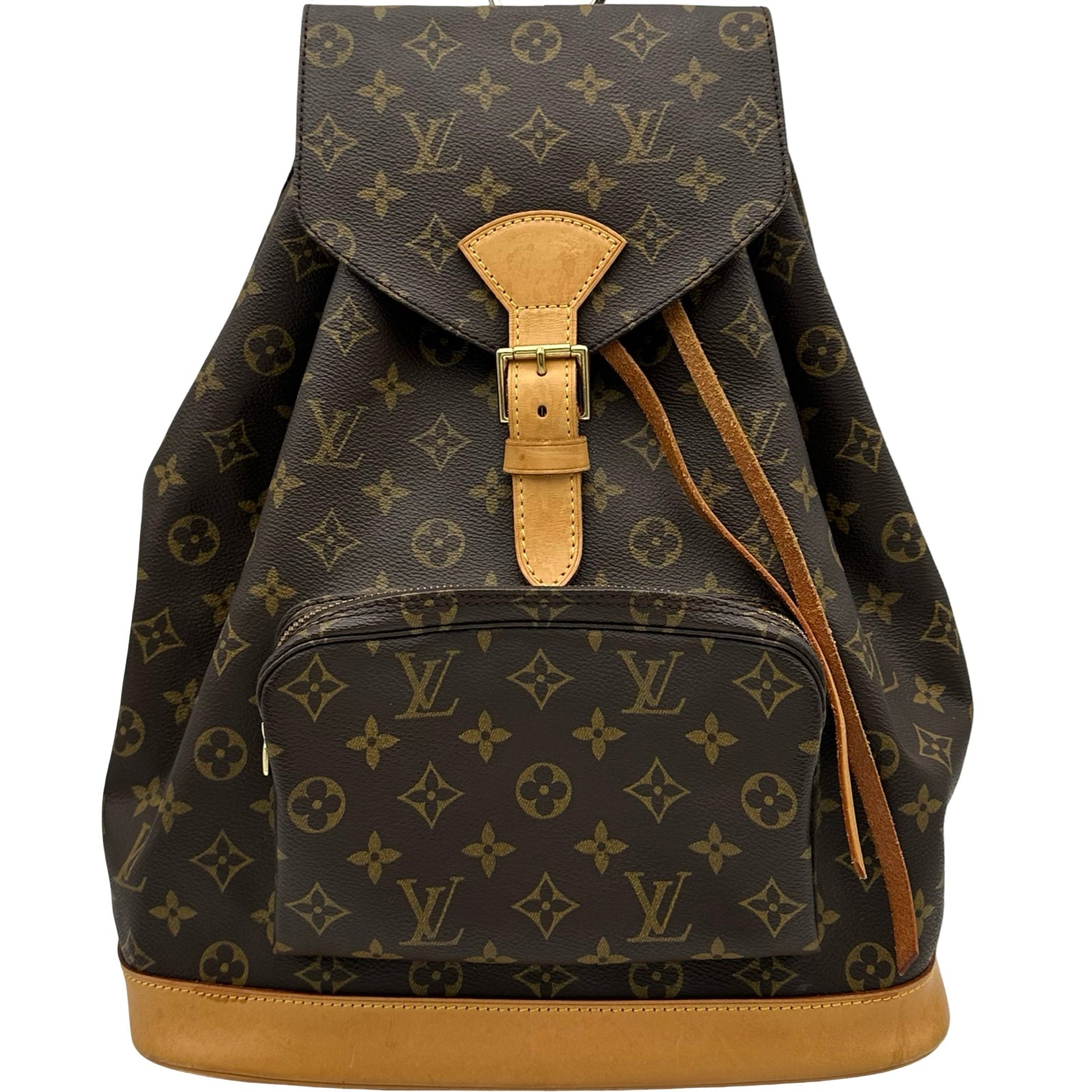 ルイ・ヴィトン LOUIS VUITTON モンスリGM M51135 ブラウン モノグラム