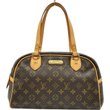ルイ・ヴィトン LOUIS VUITTON モントルグイュPM M95565 ブラウン モノグラム ・キャンバス レディース ハンドバッグ
