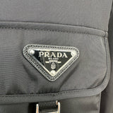 プラダ PRADA RE-NYLON トライアングルロゴブルゾン SC548 ブラック ナイロン メンズ ブルゾン