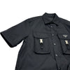 プラダ PRADA RE-NYLON トライアングルロゴブルゾン SC548 ブラック ナイロン メンズ ブルゾン