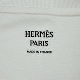 エルメス HERMES プリントカットワンピース 4H4516DA ホワイト コットン レディース ワンピース