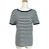グッチ GUCCI GUCCI X Disney ボーダーTシャツ 645312 ネイビー コットン レディース 半袖Ｔシャツ