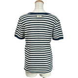 グッチ GUCCI GUCCI X Disney ボーダーTシャツ 645312 ネイビー コットン レディース 半袖Ｔシャツ