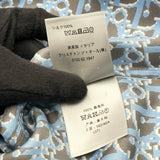クリスチャン・ディオール Christian Dior オブリーク総柄オープンカラーシルクシャツ 013C549A4751 ブルー シルク メンズ 半袖シャツ