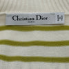 クリスチャン・ディオール Christian Dior シグネチャーロゴボーダーノースリーブトップス 144T5AM603 グリーン シルク レディース その他トップス