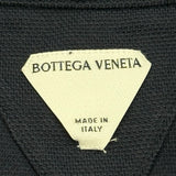 ボッテガ・ヴェネタ BOTTEGA VENETA クロップドポロシャツ 777596 ネイビー コットン レディース ポロシャツ