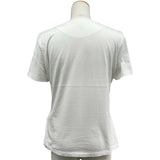 エルメス HERMES プリントTシャツ 3H4611DL ホワイト コットン レディース 半袖Ｔシャツ