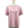 エルメス HERMES プリントTシャツ 2E4602DU ピンク コットン レディース 半袖Ｔシャツ