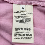 エルメス HERMES プリントTシャツ 2E4602DU ピンク コットン レディース 半袖Ｔシャツ