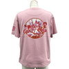 エルメス HERMES プリントTシャツ 2E4602DU ピンク コットン レディース 半袖Ｔシャツ