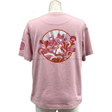 エルメス HERMES プリントTシャツ 2E4602DU ピンク コットン レディース 半袖Ｔシャツ