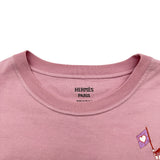 エルメス HERMES プリントTシャツ 2E4602DU ピンク コットン レディース 半袖Ｔシャツ