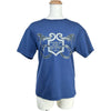 エルメス HERMES プリントTシャツ ネイビー コットン レディース 半袖Ｔシャツ