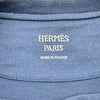 エルメス HERMES プリントTシャツ ネイビー コットン レディース 半袖Ｔシャツ