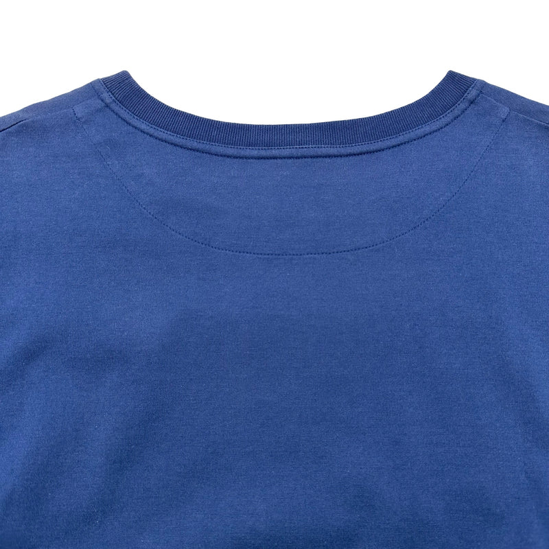 エルメス HERMES プリントTシャツ ネイビー コットン レディース 半袖