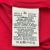 エルメス HERMES プリントTシャツ レッド コットン レディース 半袖Ｔシャツ