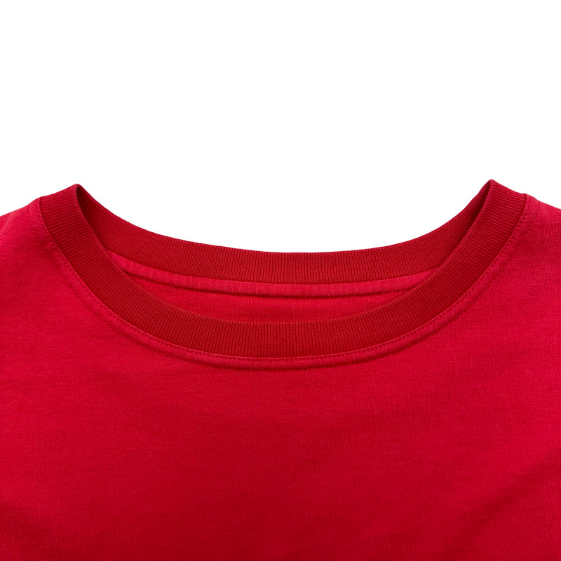 エルメス HERMES プリントTシャツ レッド コットン レディース 半袖T