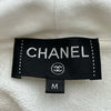 シャネル CHANEL ロゴプリント ノースリーブスウェットパーカー P63297 ホワイト コットン レディース パーカー