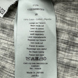 クリスチャン・ディオール Christian Dior ブリーチ加工オブリーク総柄シャツブルゾン 113D585BY503 グレー コットン メンズ 長袖シャツ