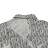 クリスチャン・ディオール Christian Dior ブリーチ加工オブリーク総柄シャツブルゾン 113D585BY503 グレー コットン メンズ 長袖シャツ
