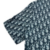 クリスチャン・ディオール Christian Dior トロッター総柄プリントTシャツ 2P12155050 ネイビー コットン レディース 半袖Ｔシャツ