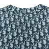 クリスチャン・ディオール Christian Dior トロッター総柄プリントTシャツ 2P12155050 ネイビー コットン レディース 半袖Ｔシャツ