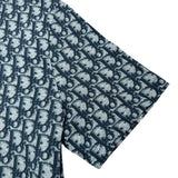 クリスチャン・ディオール Christian Dior トロッター総柄プリントTシャツ 2P12155050 ネイビー コットン レディース 半袖Ｔシャツ