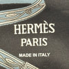 エルメス HERMES 総柄プリントTシャツ 4H4634DS ブラック コットン レディース 半袖シャツ
