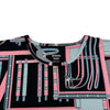 エルメス HERMES 総柄プリントTシャツ 4H4634DS ブラック コットン レディース 半袖シャツ
