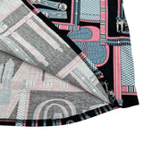 エルメス HERMES 総柄プリントTシャツ 4H4634DS ブラック コットン レディース 半袖シャツ