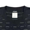 シャネル CHANEL キルティングニットトップス P47893 ブラック コットン レディース ニット