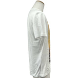 プラダ PRADA ポスタープリントTシャツ 35838R ホワイト コットン メンズ 半袖Ｔシャツ
